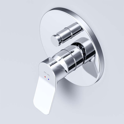 AM.PM X-Joy, cмеситель д/ванны/душа монтируемый в стену, хром, шт. (F85A45000)