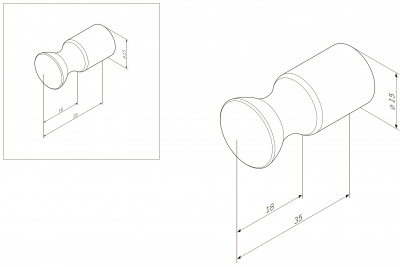 Крючок для полотенец AM.PM Sensation (A3035500)