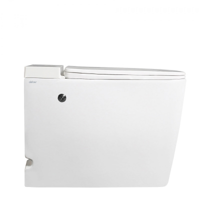 Унитаз ABBER Rechteck приставной белый с импульсным смывом (AC1212P) Унитаз ABBER Rechteck приставной белый с импульсным смывом (AC1212P)