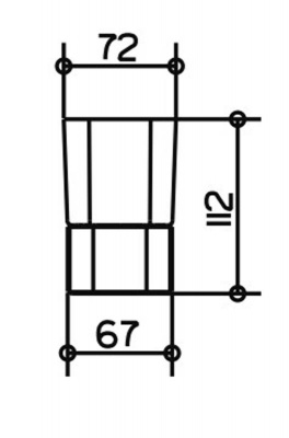 Стакан для щеток Keuco Elegance New (11650019001)