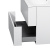 AM.PM SPIRIT 2.0, База под раковину, подвесная, 80 см, ящики push-to-open, цвет: белый, глян (M70AFHX0802WG)