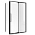 Душ.ограждение NG-85-12AB-A90B-34 (120*90*195) прямоугол,распашн,черный матов,стекло прозрачн, 2 места (NG-85-12AB-A90B-34)