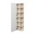 Шкаф-колонна Aquaton Сканди с зеркалом Белый/Дуб Верона (1A253403SDB20)