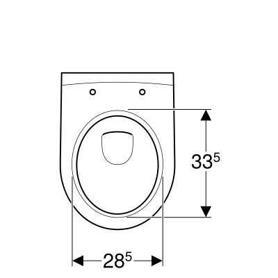 Унитаз подвесной безободковый Geberit iCon (204070000) Унитаз подвесной безободковый Geberit iCon (204070000)