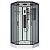 Душ.каб. NG-6902-01GD BLACK (1000х1000х2200) низкий поддон(16 см) стекло ТОНИРОВАННОЕ, 4 места (69020134GDBLACK)