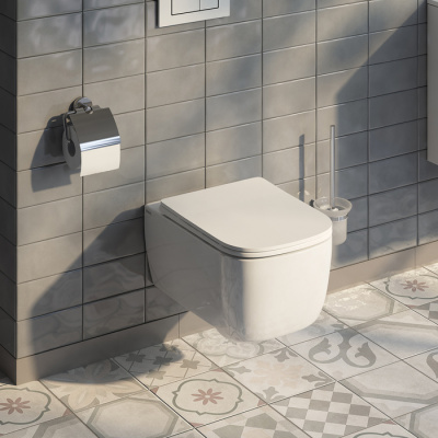 Унитаз подвесной безободковый, Bridge, IDDIS (BRIRDSEi25)