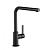 KLUDI L-INE S Однорычажный смеситель для кухни, черный матовый (408033975)