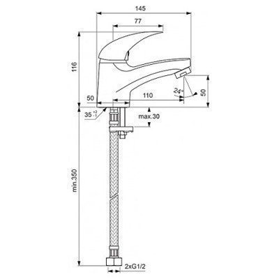 Смеситель для раковины Vidima - Orion (BA001AA)