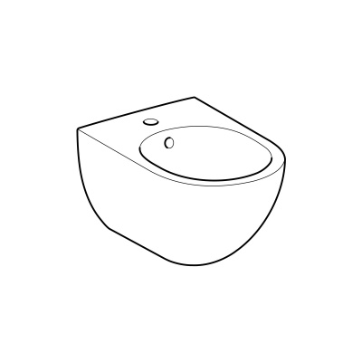 Биде подвесное Geberit 
Acanto
 (500.601.01.2)