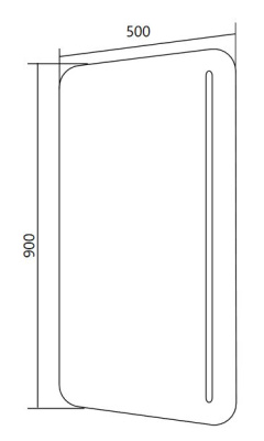 Зеркало 1Marka Tera 50 (У83227)