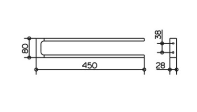 Полотенцедержатель Keuco Edition 11 (11118010000)
