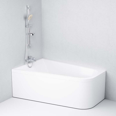Ванна акриловая ассиметричная 160x100, левосторонняя AM.PM Spirit (W72A-160L100W-A2)