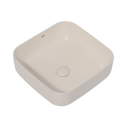 Раковина накладная ABBER Rechteck светло-бежевая матовая (AC2211MBE)