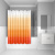 Штора для ванной комнаты, 200*200 см, полиэстер, Orange Horizon, IDDIS (300P20RI11)