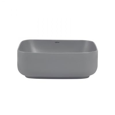 Раковина накладная ABBER Rechteck серая матовая (AC2211MG)