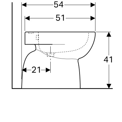 Биде напольное GeberitRenova (233010000)