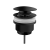 Донный клапан Vitra для раковины с переливом (нажимной), цвет черный матовый (A4514936WTC)
