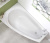 Ванна асимметричная левая 150х90 белая ALBA SPA BALINE (ВАС013000Л100)