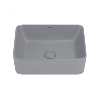 Раковина накладная ABBER Rechteck серая матовая (AC2213MG)