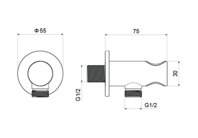 Шланговое подсоединение с держателем AQUATEK (AQ2464CR)