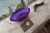 Прозрачная ванна ABBER Kristall фиолетовая (AT9702Amethyst)