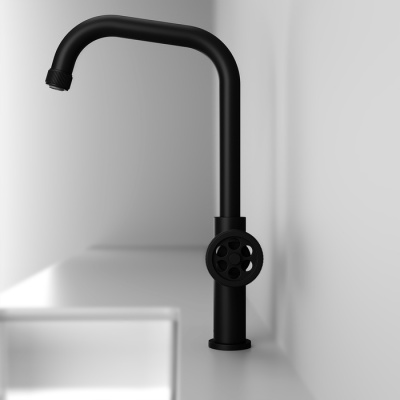 Смеситель для кухни, черный, Grange, IDDIS (GRABL00i05)