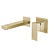 Смеситель ABBER Daheim для раковины скрытого монтажа, золото матовое (AF8212G)