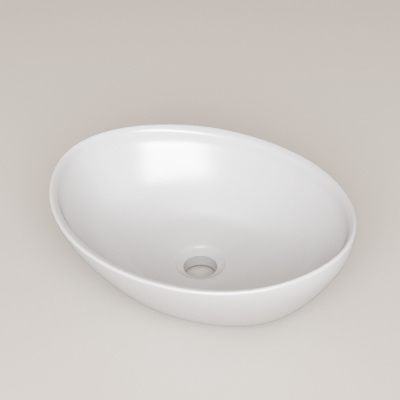 Белый глянцевый умывальник накладной, Cloud, IDDIS (CLOWS06i27)