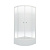 Душевое ограждение Тритон Лайт 100*100 В 1/4 круга, сред. подд., Градиент, Белый (3 места+сифон D90мм) (Щ0000039808)