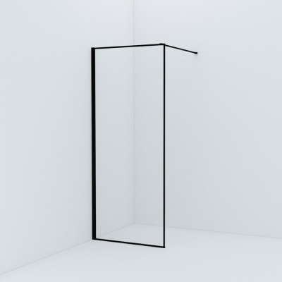 Душевая перегородка Walk In, черный 80x195, Slide, IDDIS (SLI8BS8i23)