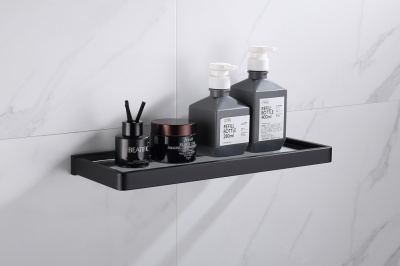 Полка стеклянная ABBER Westen черная матовая (AA1759B)