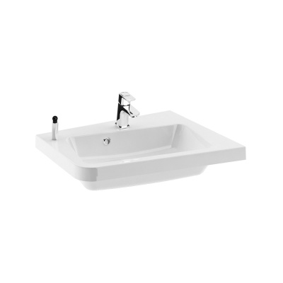 Умывальник Ravak угловой 10° 650 R из литого мрамора правый (XJIP1165000)