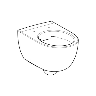 Унитаз подвесной безободковый Geberit Renova Comfort (500.694.01.1)