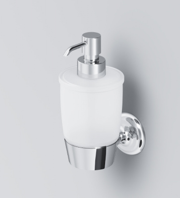 Стеклянный диспенсер для жидкого мыла с настенным держателем AM.PM Like  (A8036900)