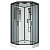 Душ.каб. NG-6902-01D BLACK (1000х1000х2200) низкий поддон (16 см) стекло ТОНИРОВАННОЕ, 4 места (69020134DBLACK)
