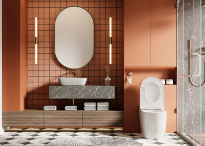 Унитаз ABBER Bequem приставной белый с импульсным смывом (AC1115P)