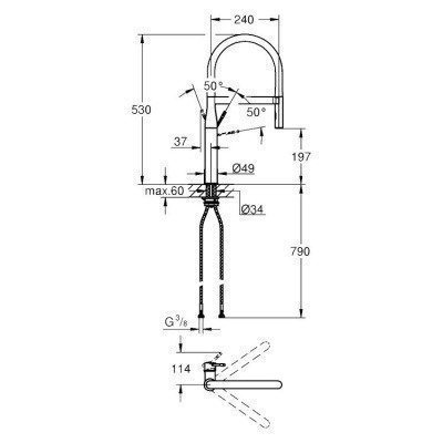 Смеситель для кухни Grohe - Essence (30294000) Смеситель для кухни Grohe - Essence (30294000)