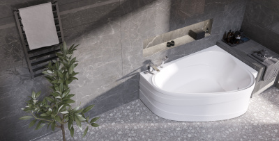 Ванна акриловая 1Marka "LOVE" 185х135 R (01лв1813п)