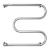 Водяной полотенцесушитель Terminus М-образный 1" БШ 600х600 (4620768880957)