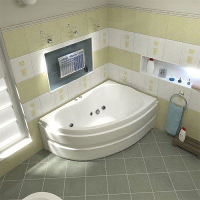 Ванна акриловая BAS - Алегра 150x90 Правая