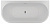 Ванна акриловая RIHO DESIRE B2W VELVET - Белый MATT/ Черный MATT SPARKLE SYSTEM/LED 180x84x60 (BD07220S1WI1170)