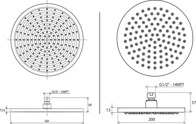 Насадка для душа Ravak 980.00 (X07P111)