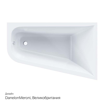 Ванна акриловая  ассиметричная 160x100, правосторонняя AM.PM Spirit (W72A-160R100W-A2)