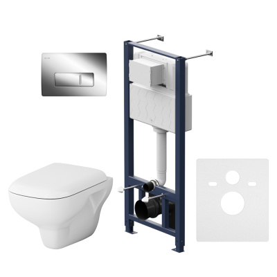 AM.PM Инсталл с клав Pro M глянц хром с подв унит Like FlashClean с сид м/л (IS48051.801700)