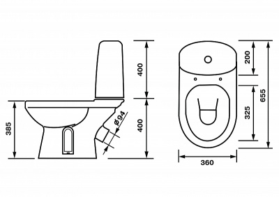 Унитаз "Эльдорадо" Премиум (41301130055)