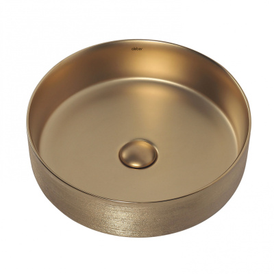 Раковина накладная ABBER Bequem золото матовое (AC2109BGM) Раковина накладная ABBER Bequem золото матовое (AC2109BGM)