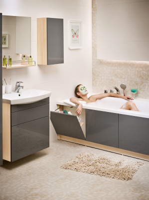 Ванна прямоугольная CERSANIT SMART 170x80 левая (63350)