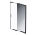 AM.PM Gem Solo Дверь душевая 150х195, стекло зеркальное, профиль черный матовый (W90G-150-1-195BMir)