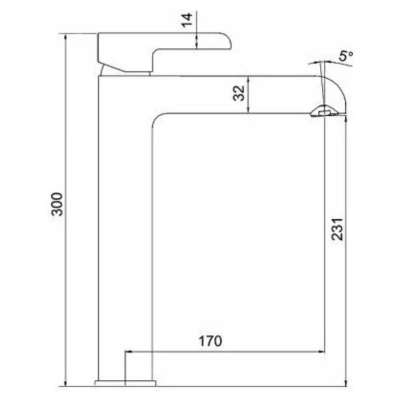 Gappo смеситель для раковины (G1018-1)