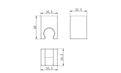 Держатель для ручного душа AQUATEK (AQ2400CR)